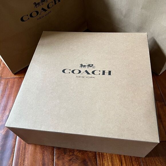 COACH Gift Paper Bag ONLY for Purses Satchel tote Crossbody Xbody Messenger - Picture 8 of 16